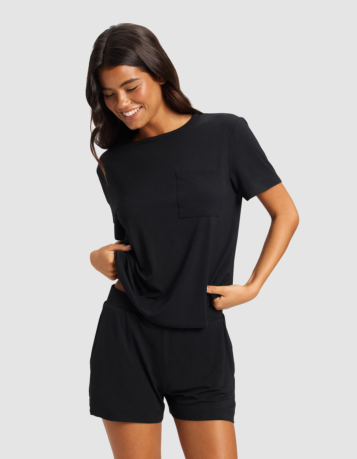 Women's Bamboo Stretch-Knit Lounge Tee